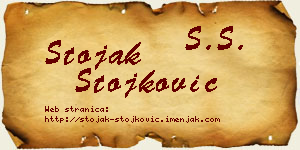 Stojak Stojković vizit kartica